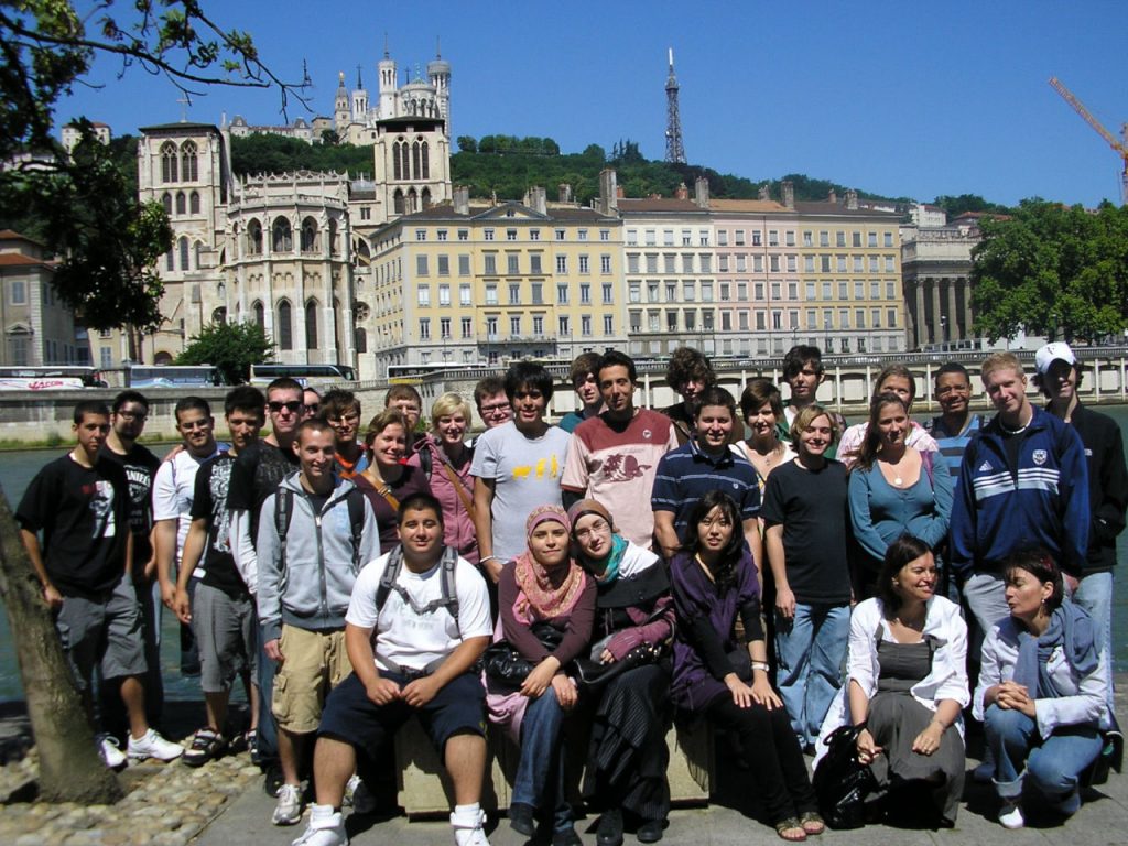 Étudiants de la summer school à Lyon